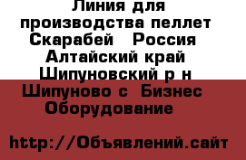 Линия для производства пеллет “Скарабей“, Россия - Алтайский край, Шипуновский р-н, Шипуново с. Бизнес » Оборудование   